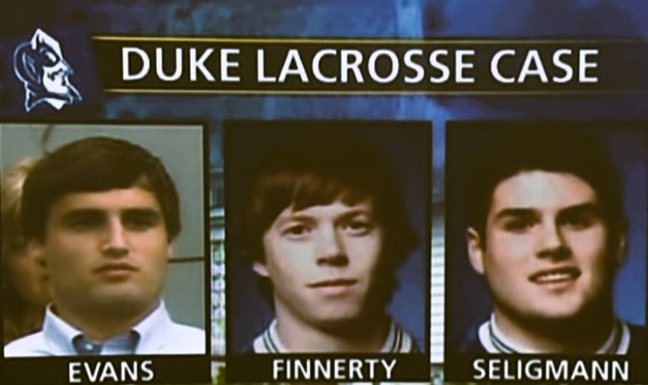 False allegation cases: Duke Lacrosse Case (North Carolina, 2006)