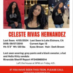 Missing Celeste Rivas Hernandez